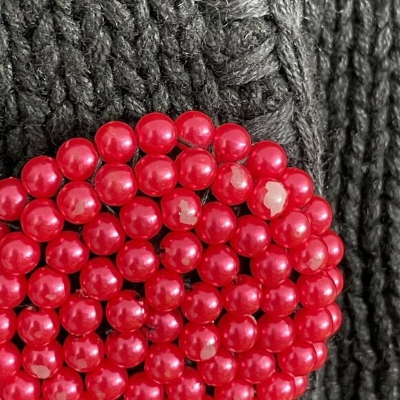 Vintage 80's Womens New Wave Beaded Cardigan - Picture 7 of 7